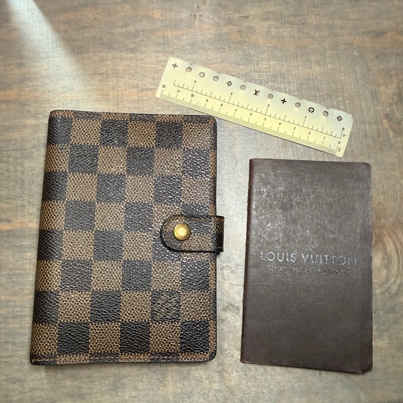 Louis Vuitton Handbags - Louis Vuitton Brown Damier Ebene Notebook Cover with Snap